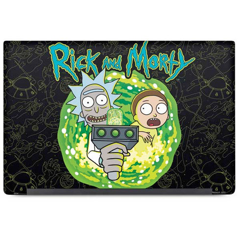 Adult Swim Rick and Morty Portal Travel Dell Latitude Skin